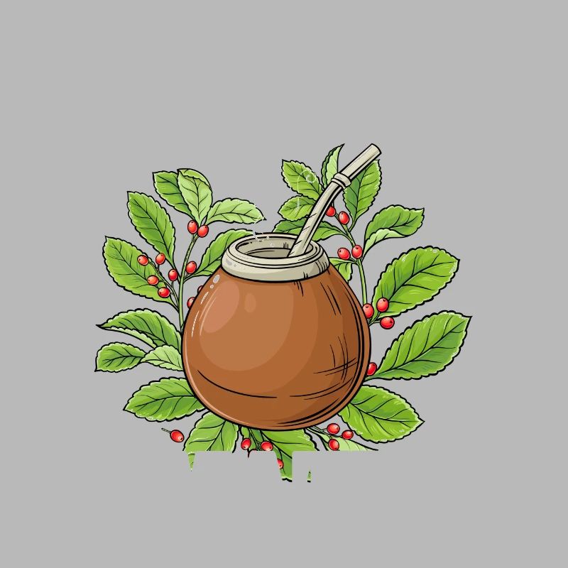 Mate Tee Geschenk Teetrinker