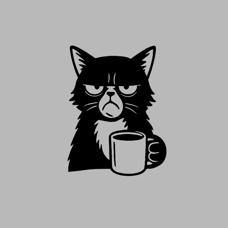 Freche Katze - Nen Scheiß muss ich - Kaffee