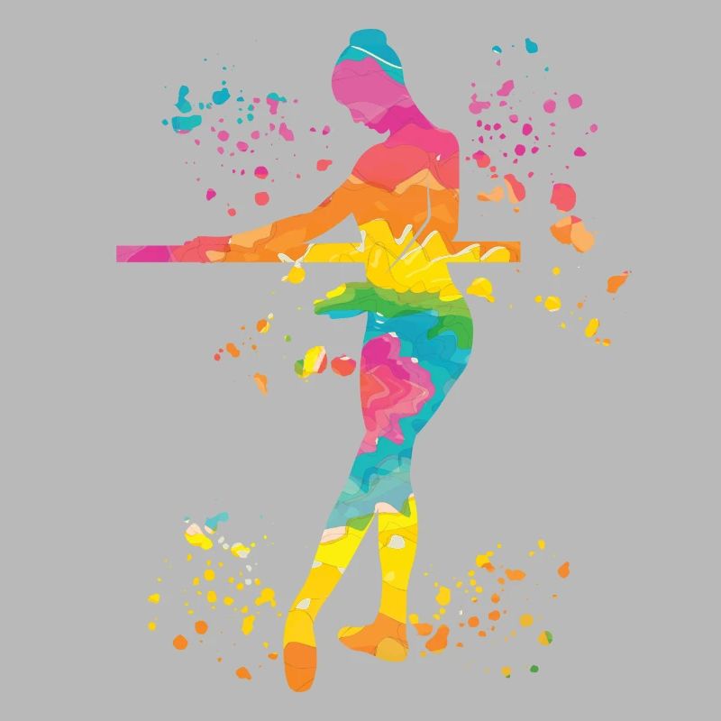 Ballet Dancer Colorsplash Ballerina