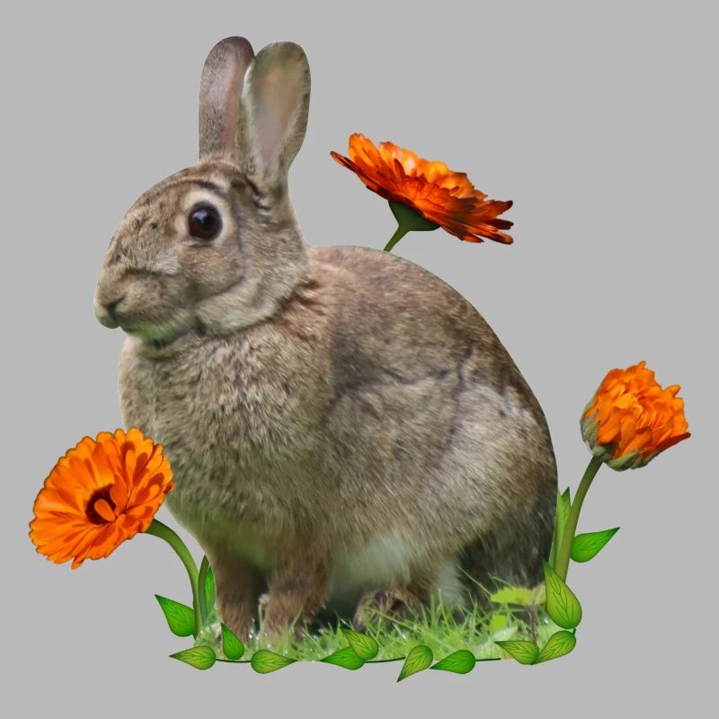Rabbit Easter Calendula