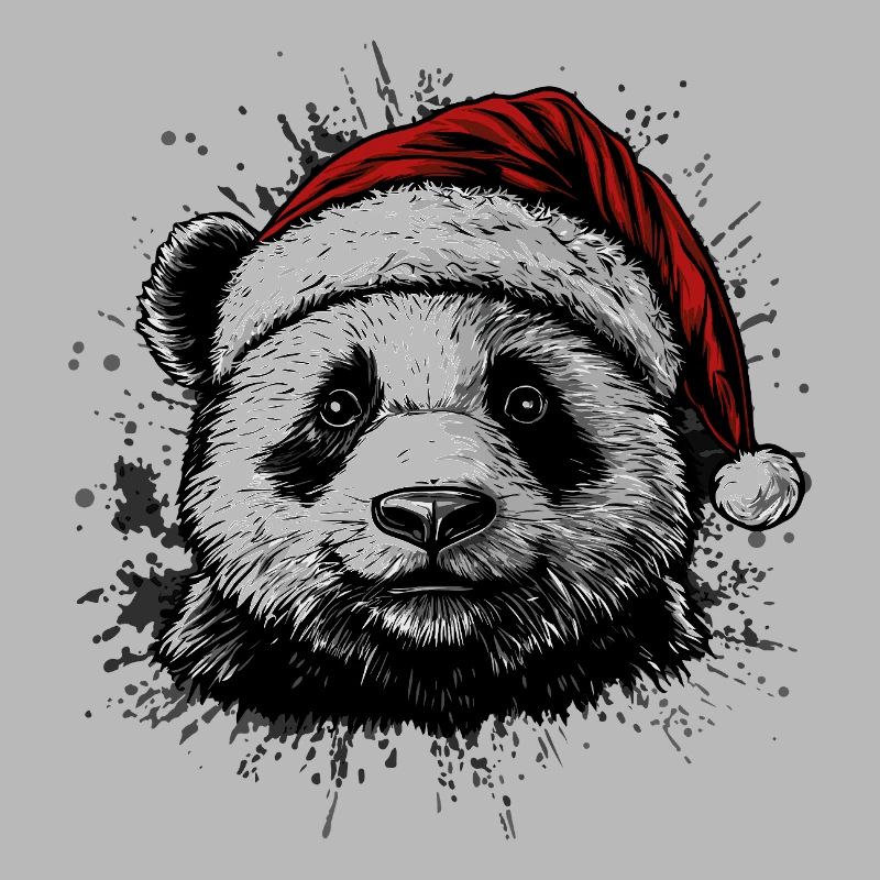 Panda de Noël