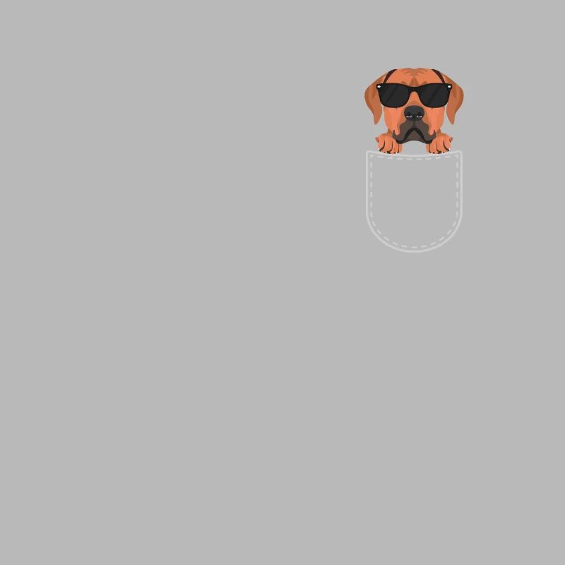 Rhodesian Ridgeback in der Brusttasche