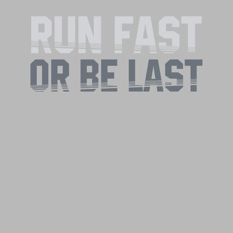 Schnell laufen oder der letzte Läufer sein