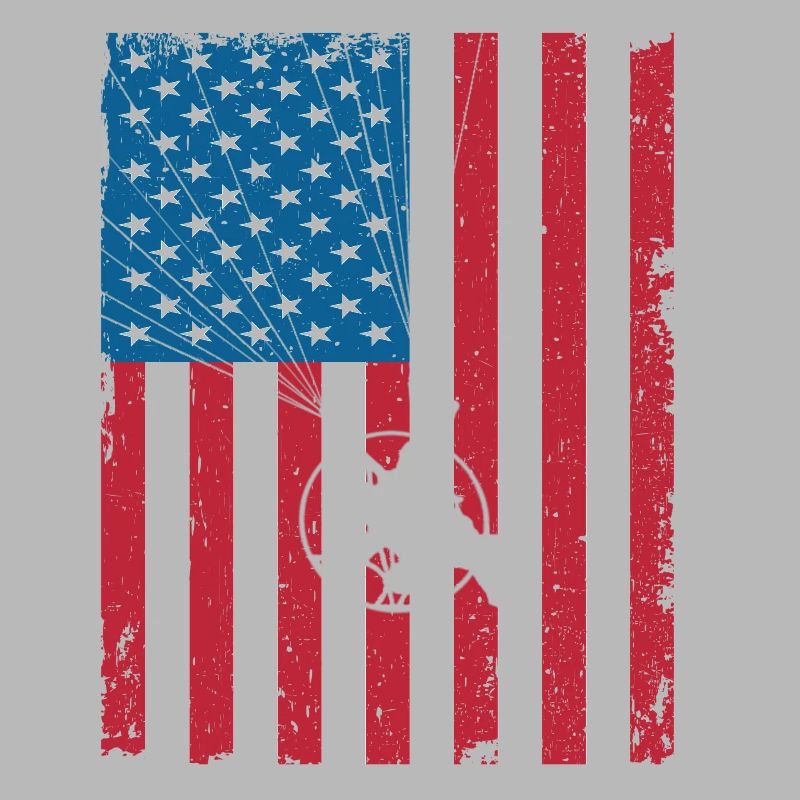 Paramotoring Powered Paragliding PPG USA Flag