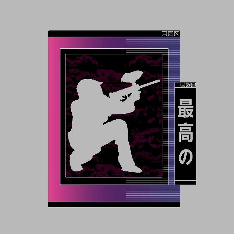 Vaporwave Metaverse Paintball