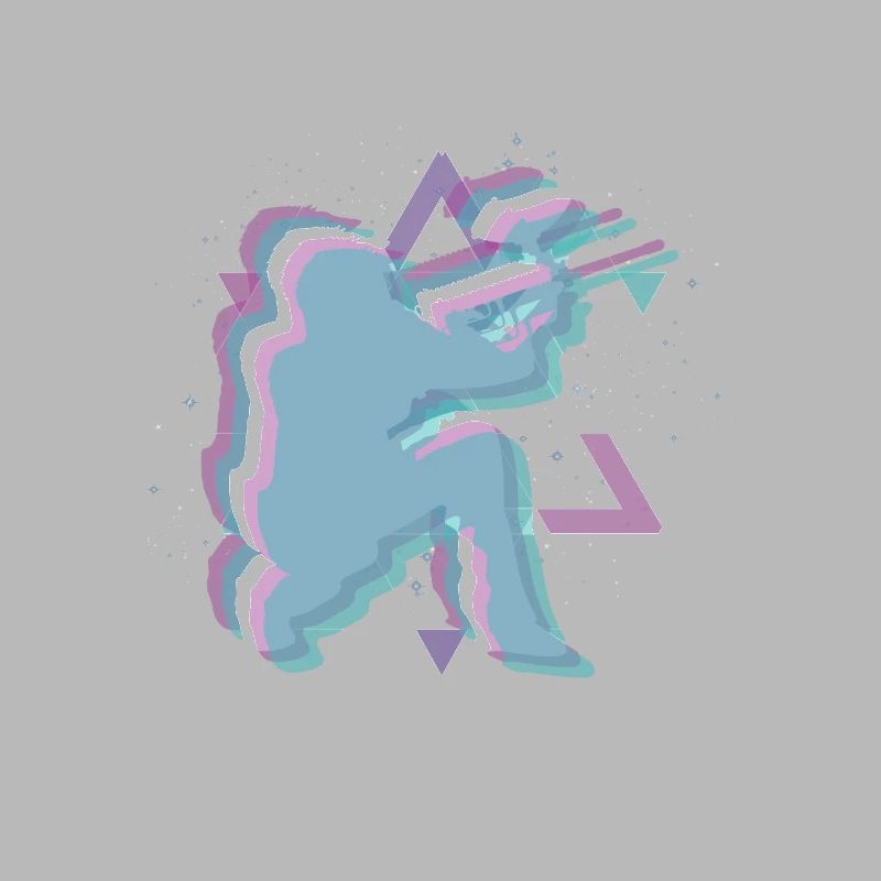 Vaporwave Space Paintball