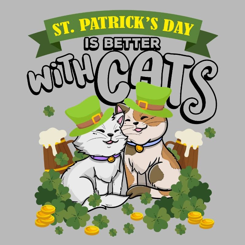 St. Patrick's Day Ist Besser Mit Katzen St. Paddy
