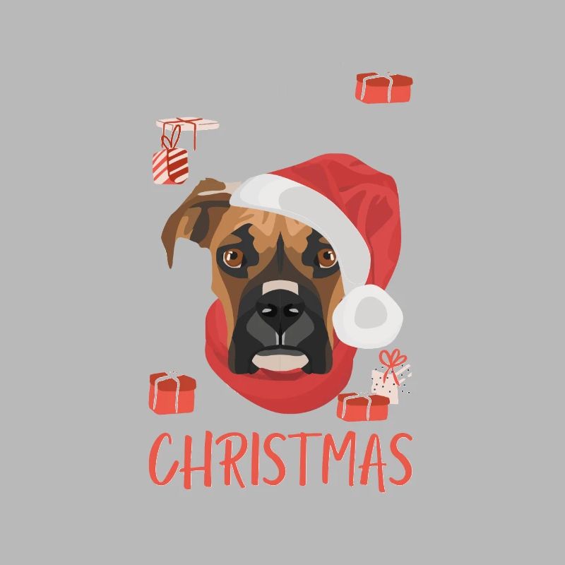 Boxer Joyeux Noël