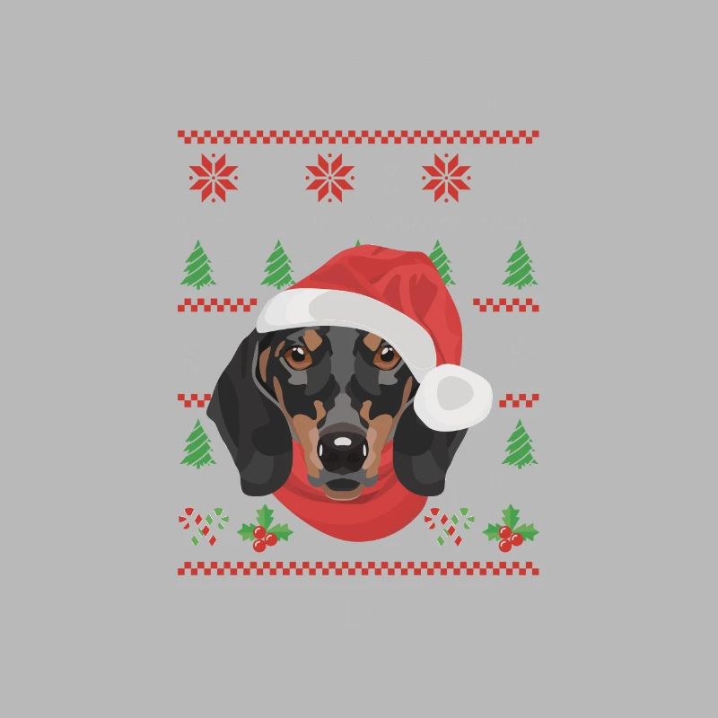 Teckel Joyeux Noël