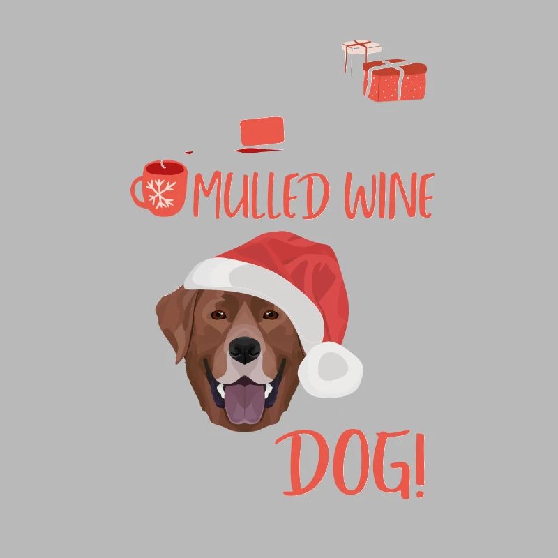 Labrador vin chaud Noël