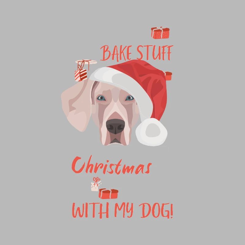 Joyeux Noël Weimaraner