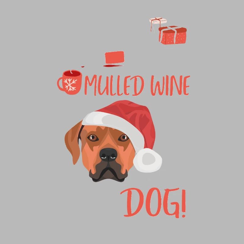 Rhodesian Ridgeback Vin chaud Noël