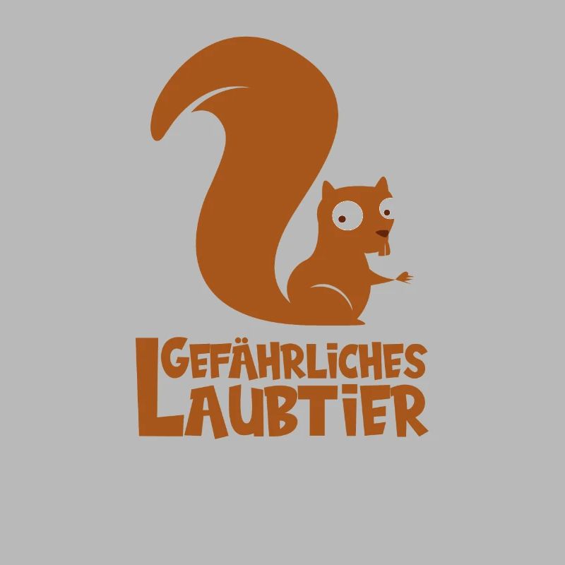 Gefährliches Laubtier Eichhörnchen