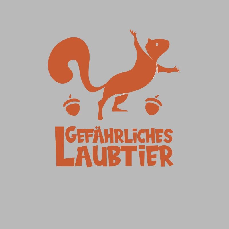 Gefährliches Laubtier Eichhörnchen