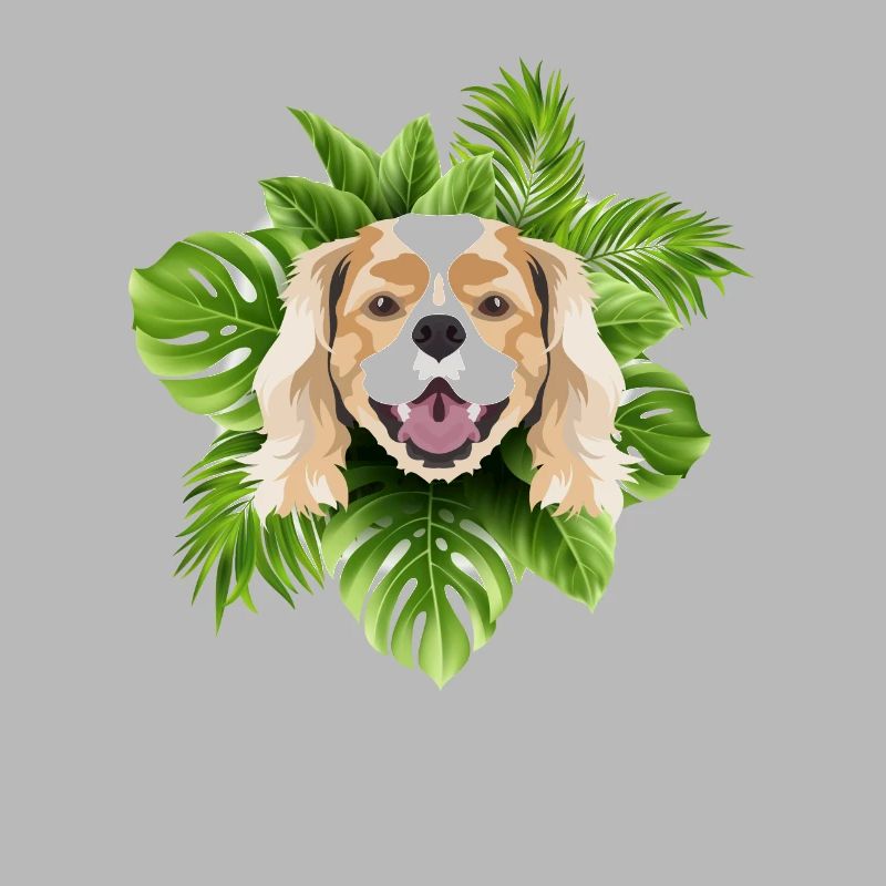 Tropical Cavalier King Charles Spaniel