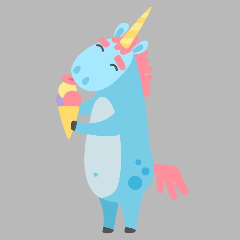 Einhorn mit Eis