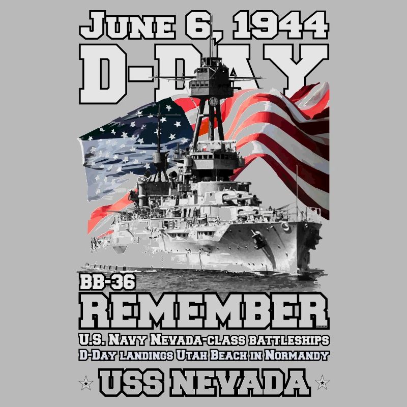REMEMBER D-DAY USS Nevada BB-36