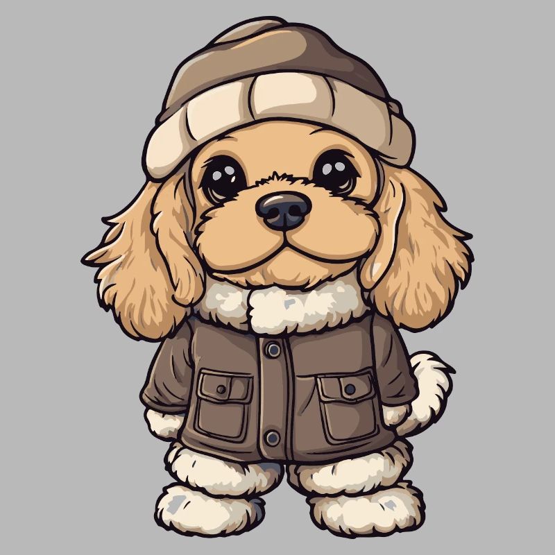 Cocker Spaniel Dog Winter