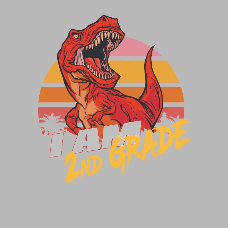 I am 2nd Grade, Second Grader - T-REX