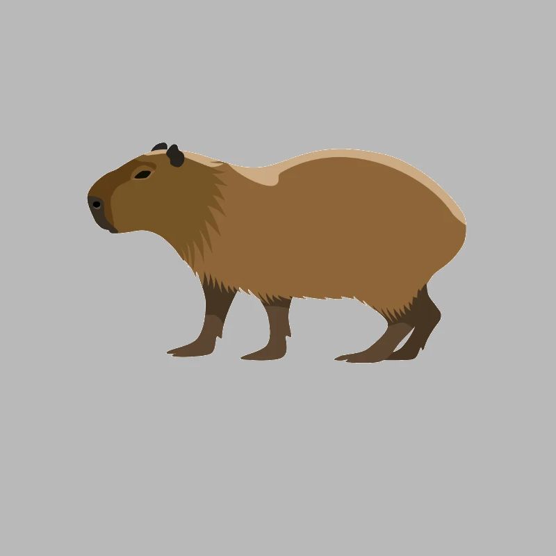 Respectez le mignon Capybara - Cadeau - Dire