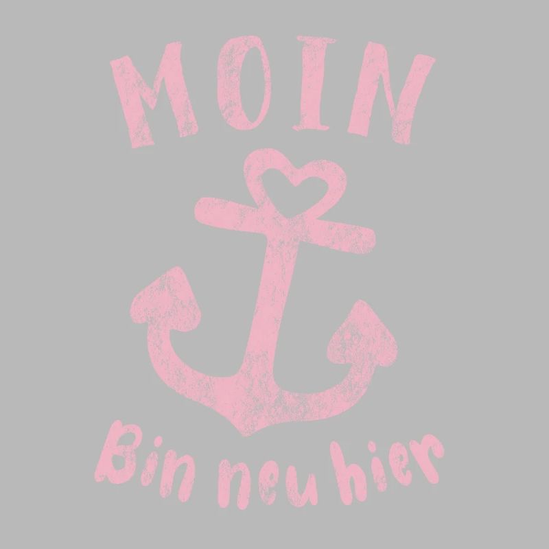 Moin bin neu hier Anker Baby Geburt Spruch