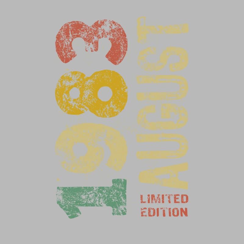 Limited Edition August 1993 Geburtstag - Geschenk