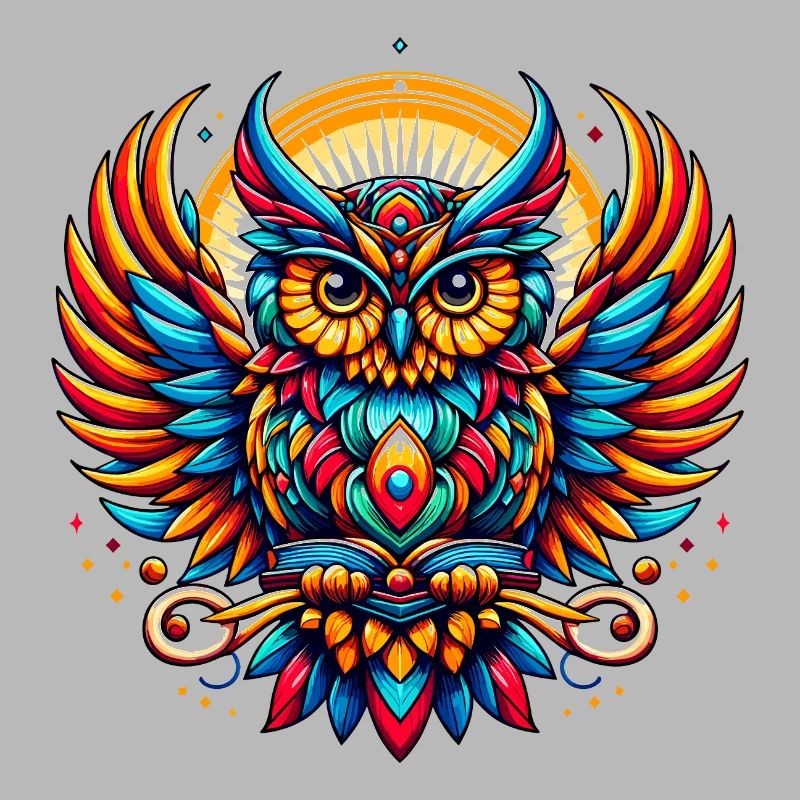 OWL TOTEM WISDOM KNOWLEDGE BIRD NIGHT FOREST NATURE