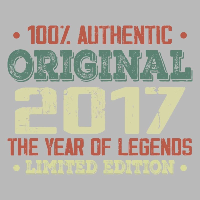 Legend since 2017 Born in 2017 - 7th Birthday