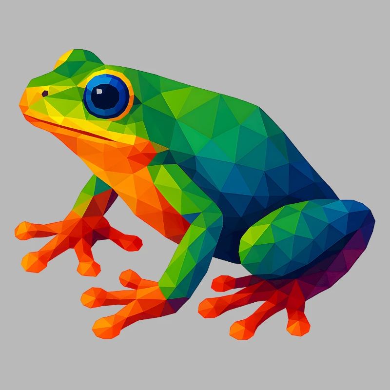 Animaux de style WPAP - Grenouille arboricole