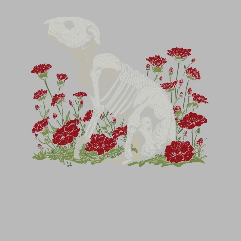 Castor Fleur Squelette Fleur Animal