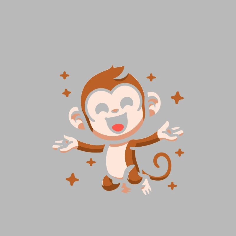 Monkey funny please keep your mouth shut