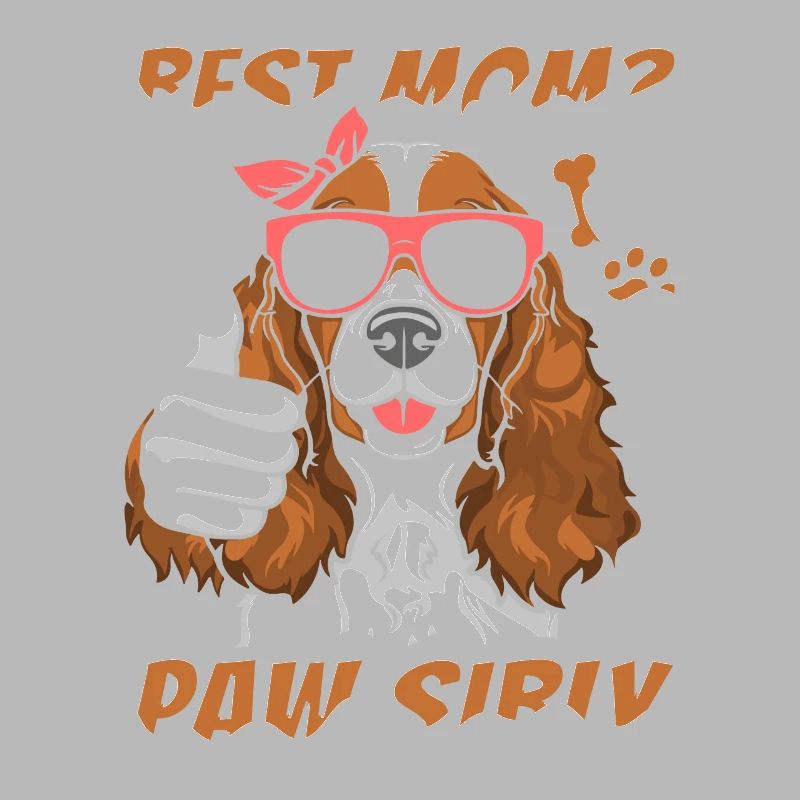 Cocker Spaniel Mutter Best Mom Pawsibly