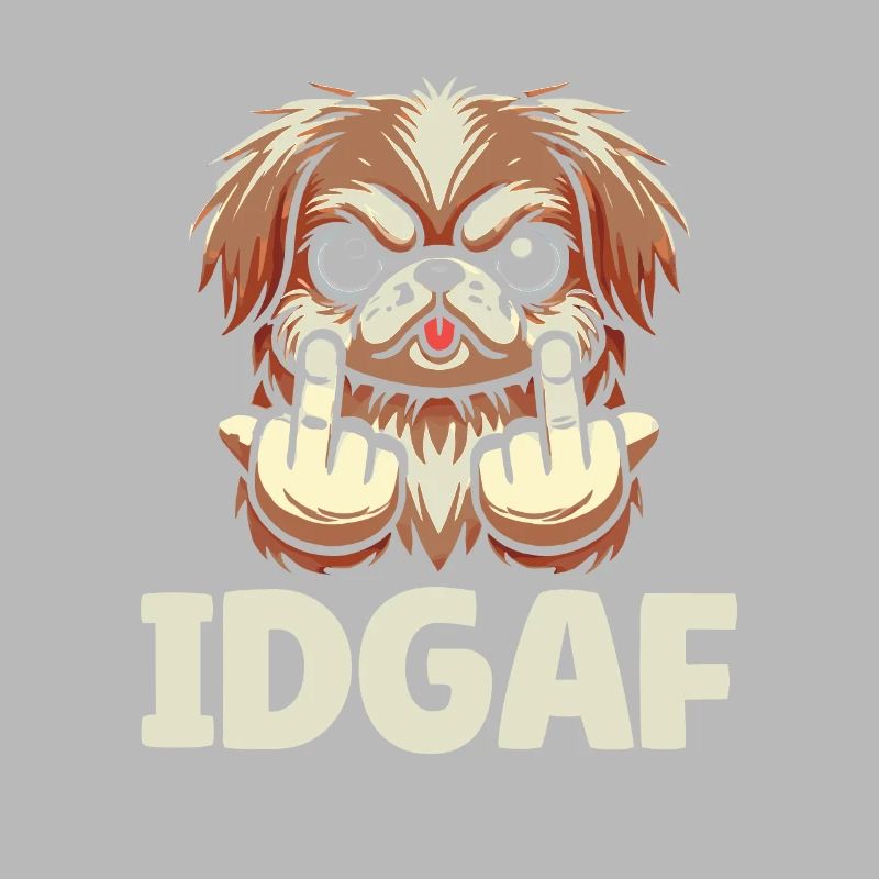 Pekingese Idgaf