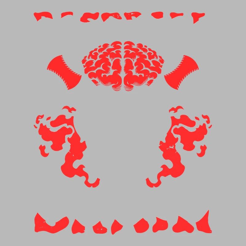 Baseball Schädel Baseball Brain