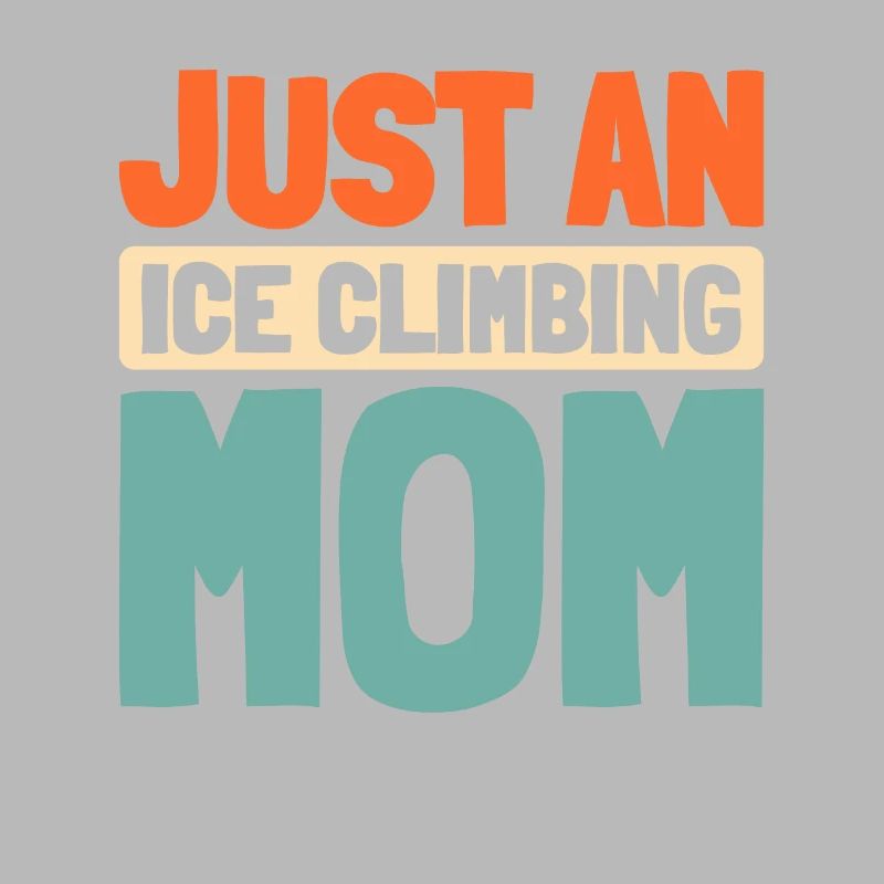 Eisklettern juste une maman grimpeuse sur glace