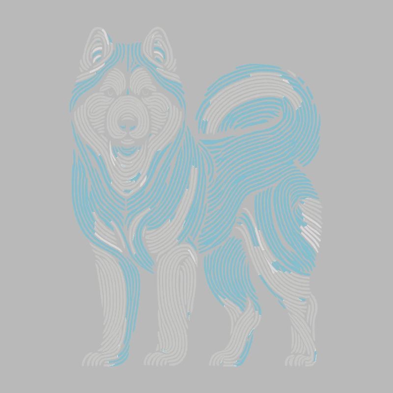 Empreinte digitale du husky sibérien