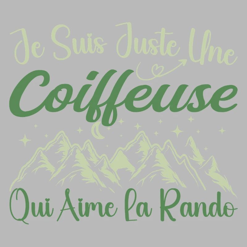 Coiffeuse aventurier passionnée de Randonnée cadea