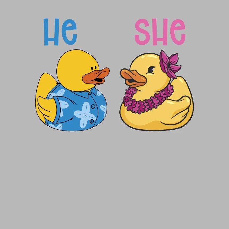 Er Oder Sie Watschelt Es Sein?