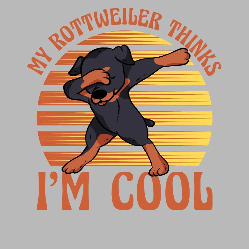 Mon Rottweiler pense que je suis cool