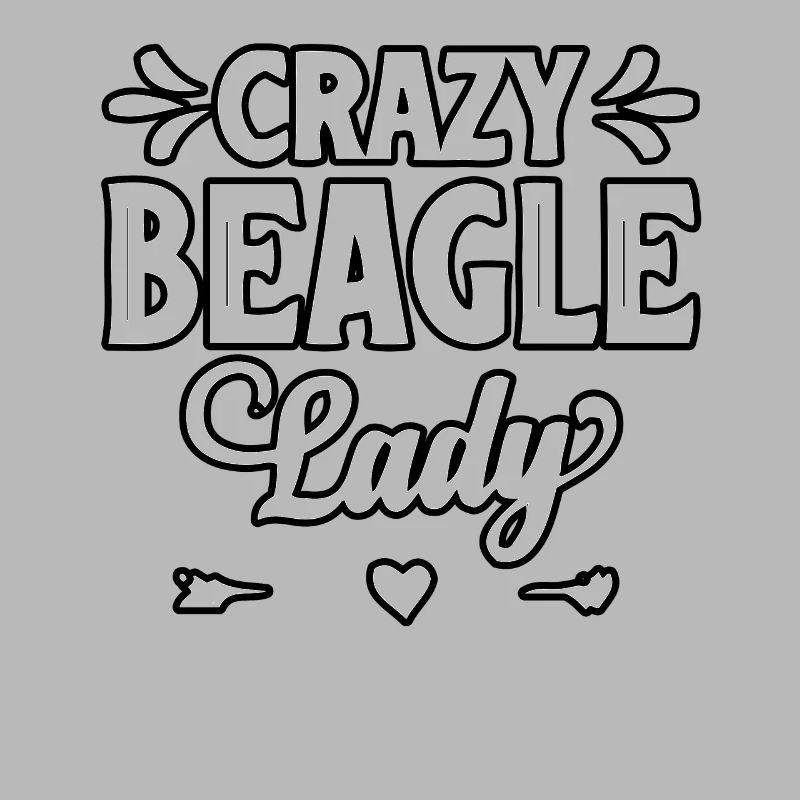 Dame folle beagle
