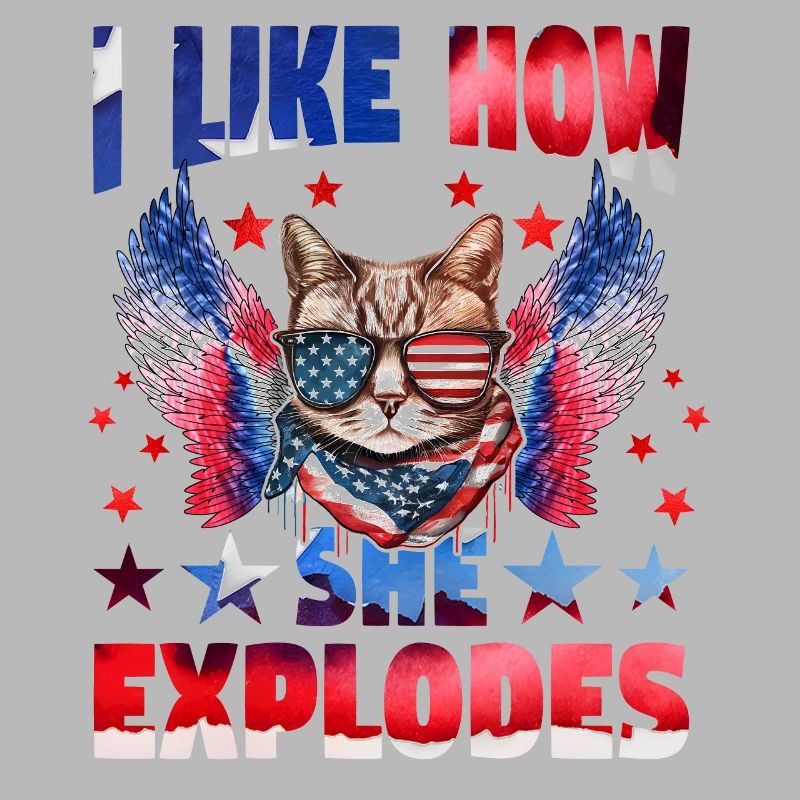 I like how she explodes