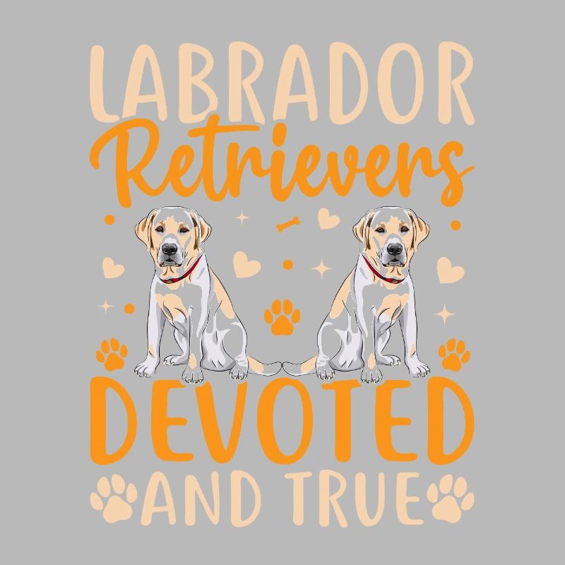 Labrador Retrievers dévoués et vrais