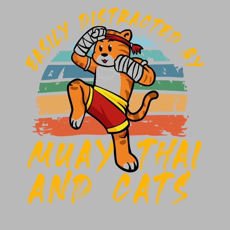 Easily distracted by Muay Thai and Cats