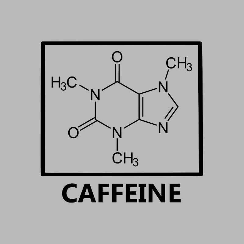 Chemical Formula Caffeine Molecule - Coffee