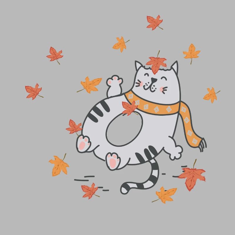 Herbst-Katze
