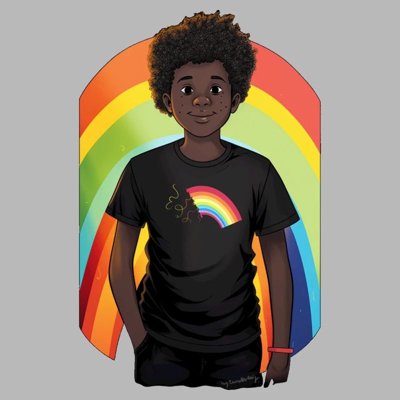 Rainbow and Child