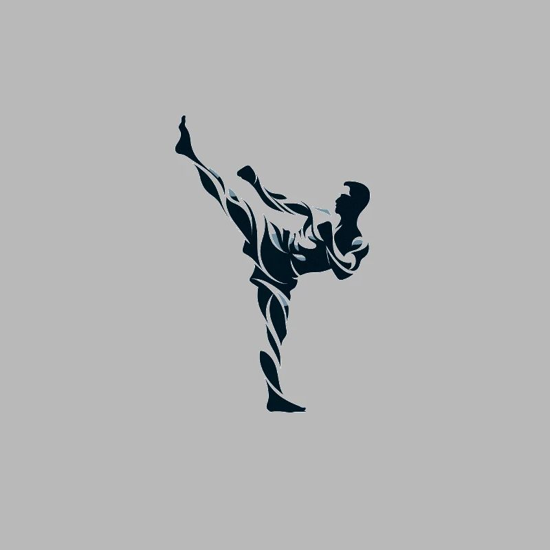 Conception de coup de pied de Muay Thai