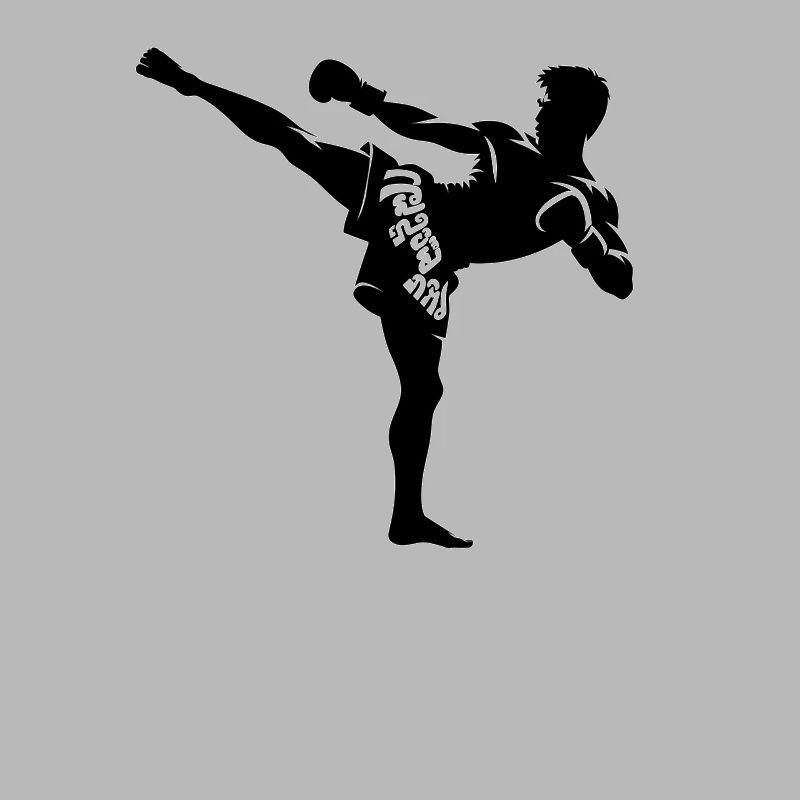 Conception de combattant Muay Thai