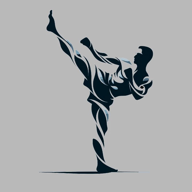 Conception de combattant Muay Thai