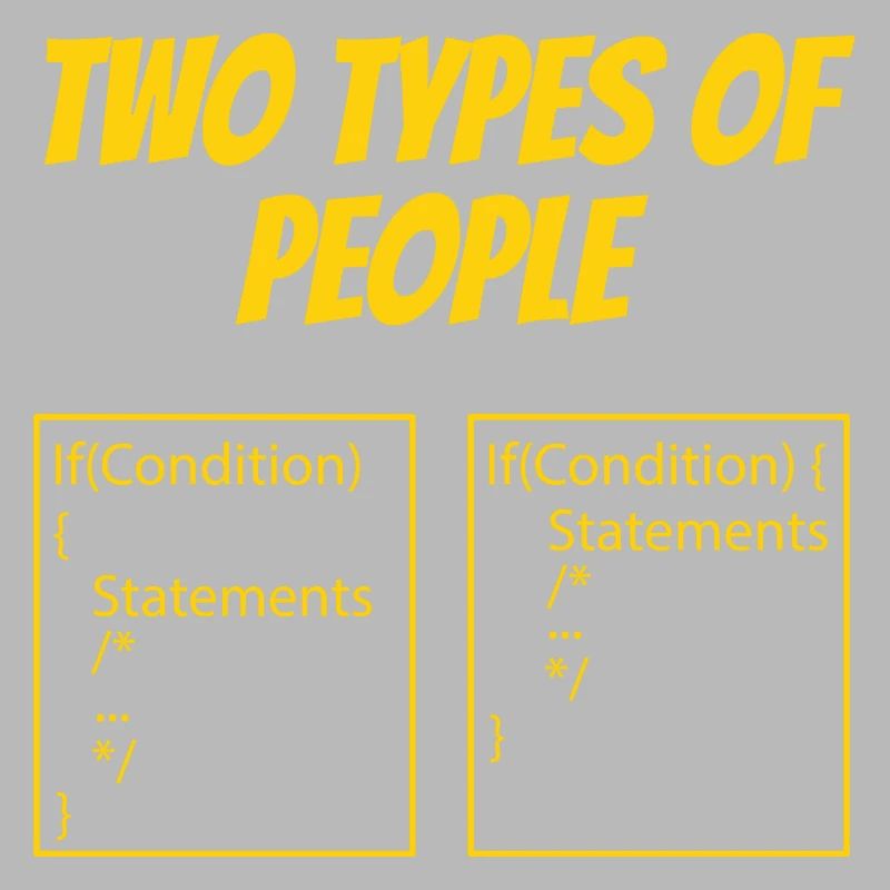 Two Types Of People Coder Programmer Computer Geek